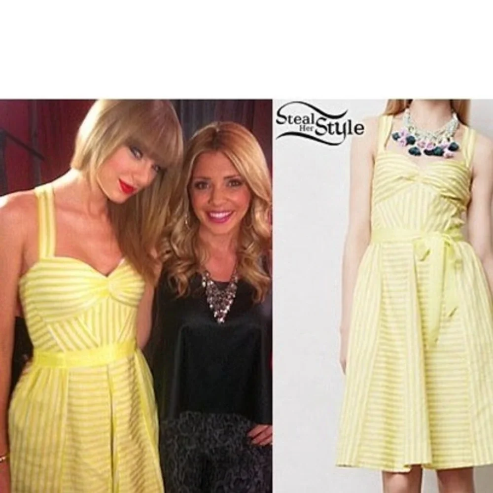 🆕 ANTHROPOLOGIE MOULINETTE SOEURS Dandelion Glow Taylor Swift Dress EUC Size 14 - Picture 2 of 8
